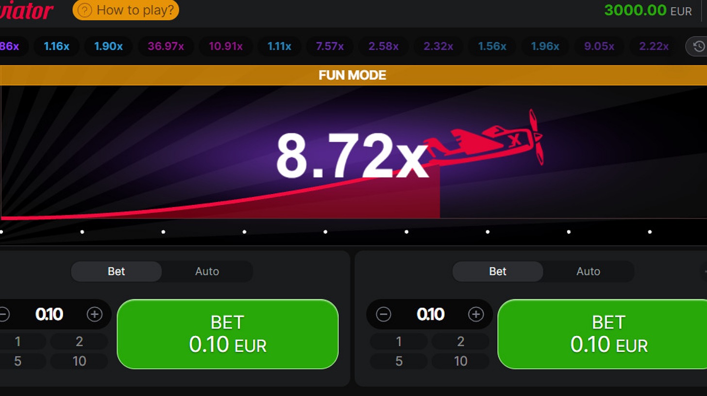 Přijměte výzvu v Aviator v kasinu 69 CASINO